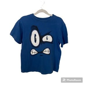 Boy’s blue cotton short sleeve summer size5-6 cartoon Tee.